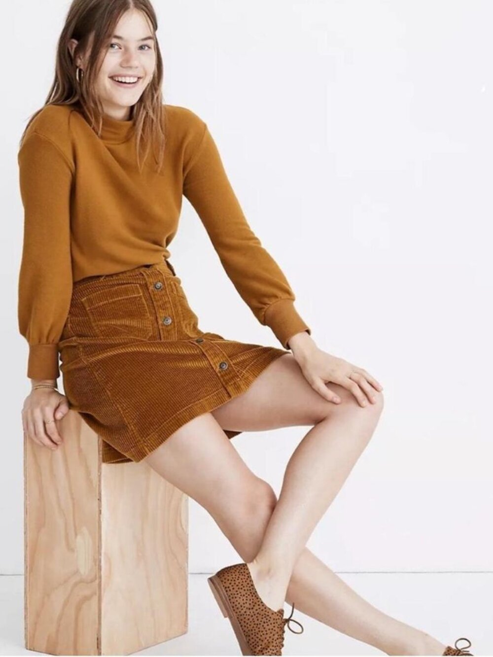 Madewell Corduroy Skirt, US 2 / XS
